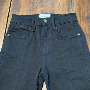 BNWT FRAME BLACK LE HIGH RISE SLIM JEANS